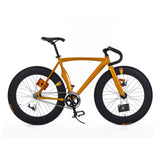 70mm rear and front wheel  Fixed Gear Bike Fixie frame 53cm  DIY 700C