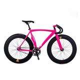 70mm rear and front wheel  Fixed Gear Bike Fixie frame 53cm  DIY 700C