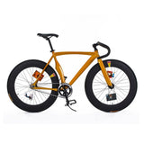 70mm rear and front wheel  Fixed Gear Bike Fixie frame 53cm  DIY 700C