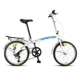 Folding bicycle for men and women ultra  light portable 20  inch speed  wheel bicycle